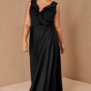 Anthropologie BHLDN Sachin & Babi Tansy Wrap Charmeuse Maxi Dress